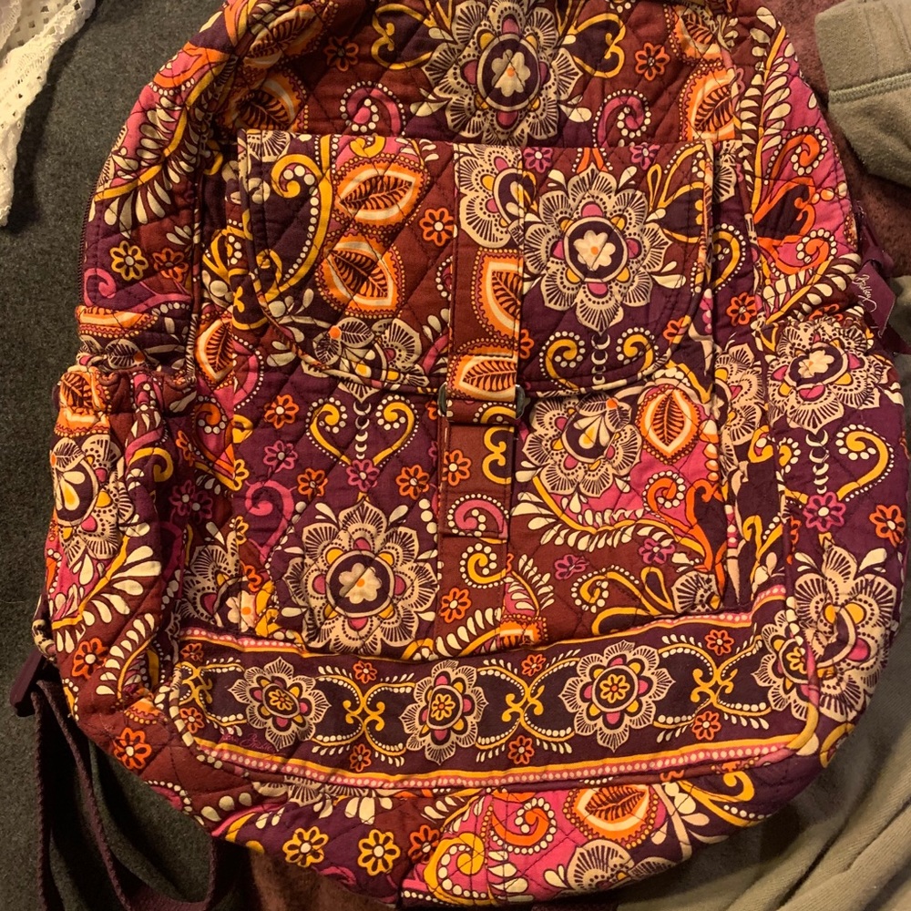 Backpack with matching zipper pouch